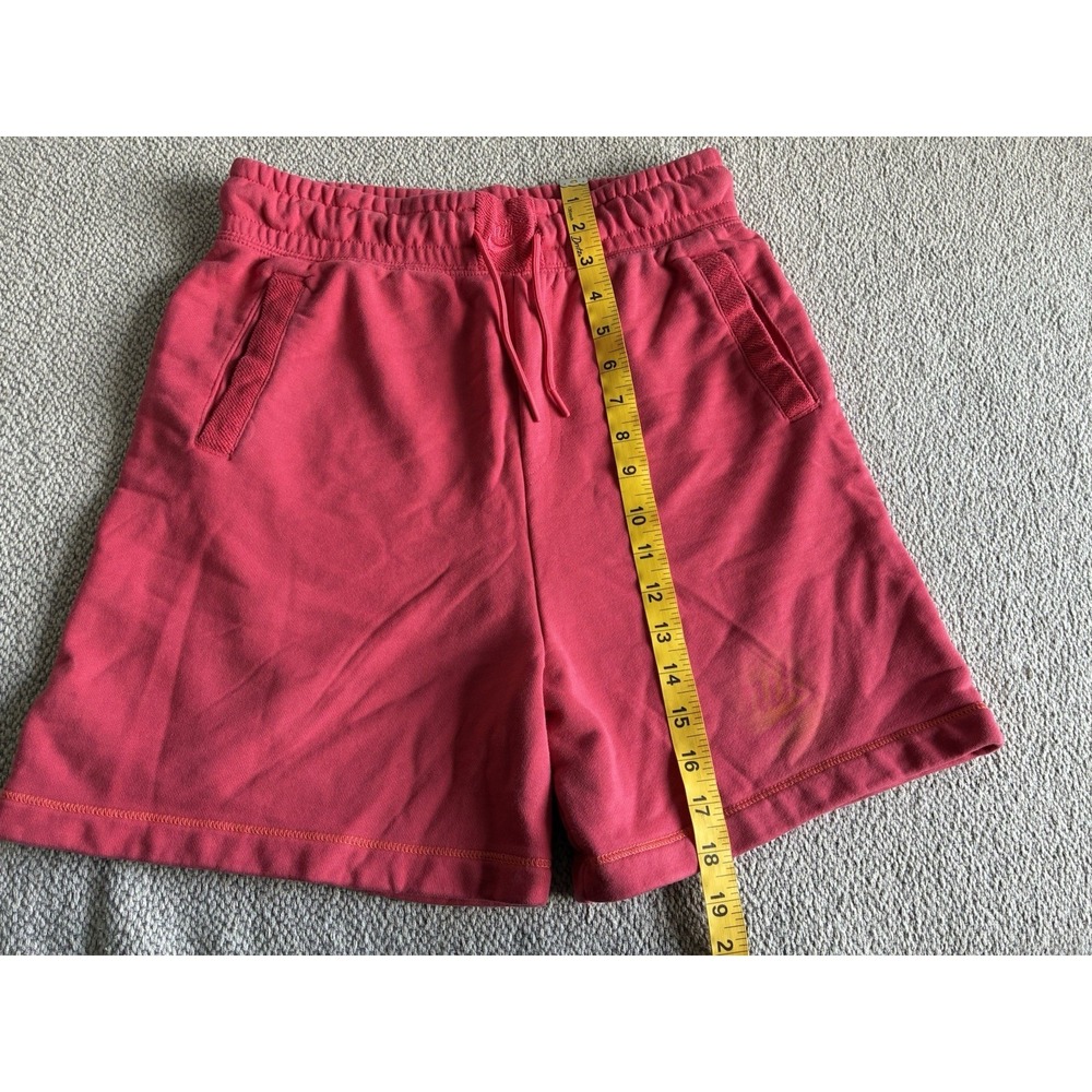 Nike Pink Fleece Shorts Women's Small Athleisure Lounge Sweat Shorts - Picture 5 of 15